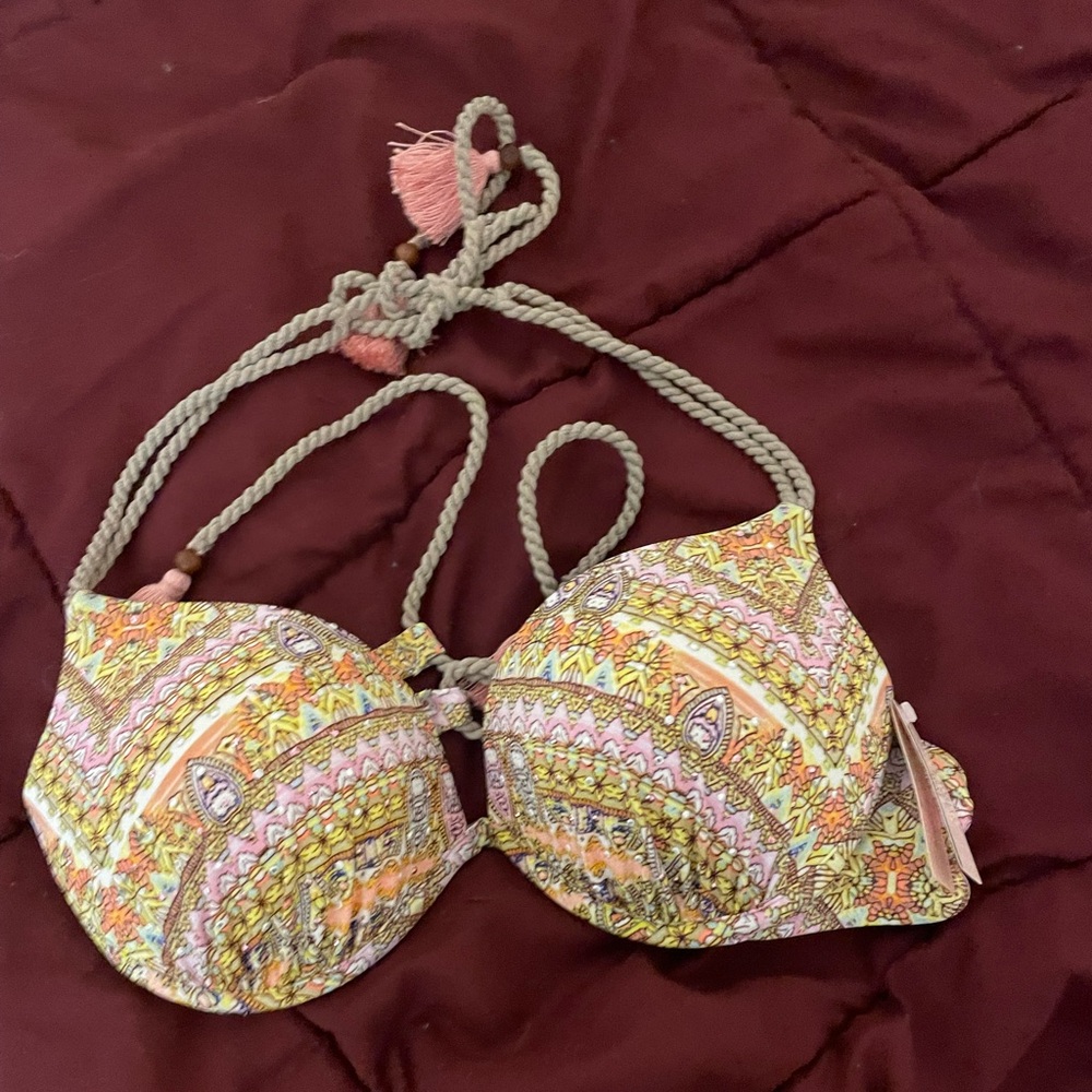 NWT Victorias Secret Push Up Bikini Set with ruched bottom